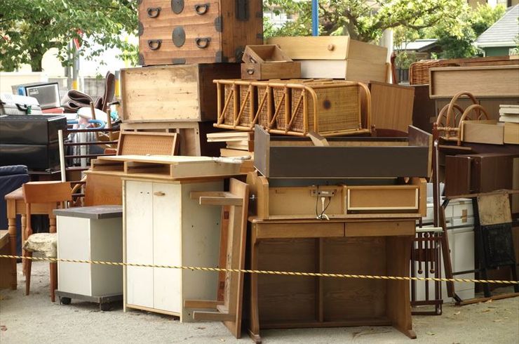 不用品の処理